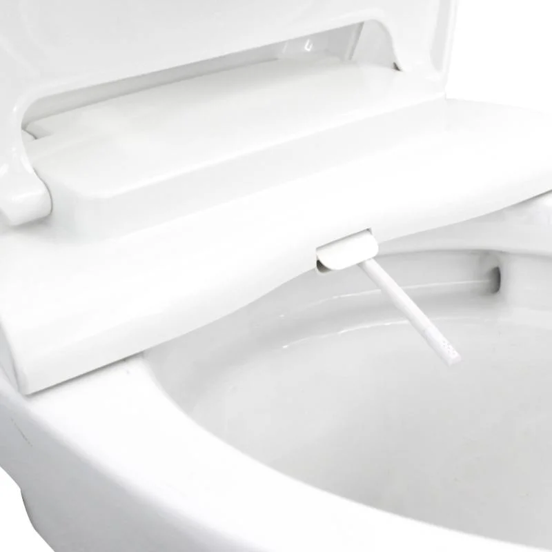 Smart Bidet Seat Intelligent Toilet Seat Soft Close Dual Nozzle Self-Cleaning No Electric