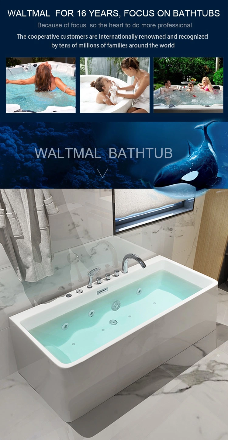 Kohler OEM Waltmal Freestanding Bathtub with Massage Jet