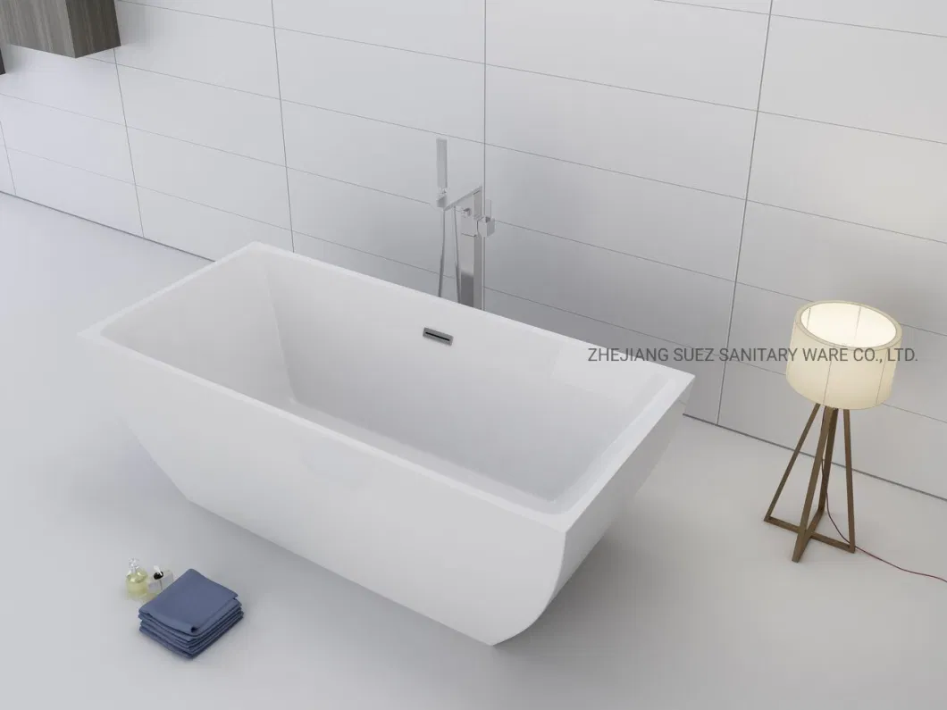 Stand Alone Acrylic Freestanding Bathtub for Bathroom Soaking Bath Tub Sanitary Ware