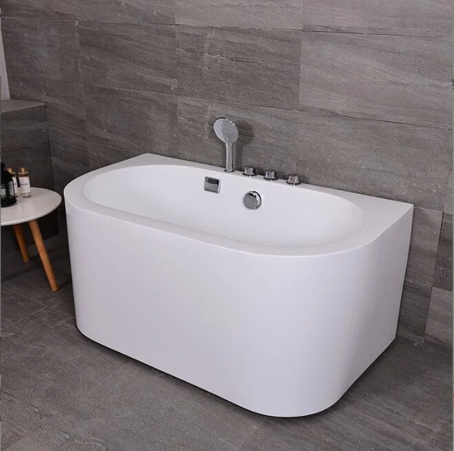 Factory Direct Sale New Acrylic Bathtub Seamless Docking Mini Deep Soaking Bathtub