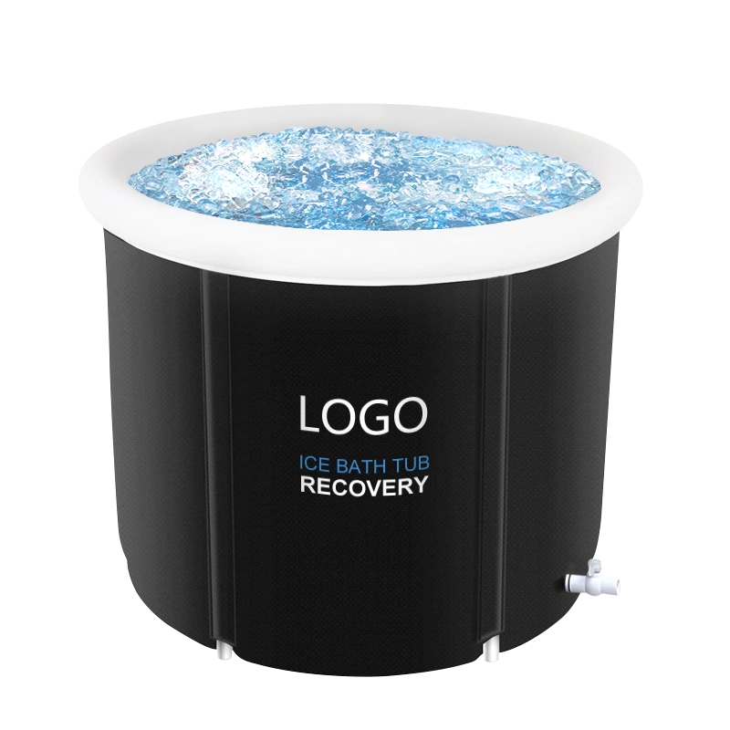 Portable Ice Bathtub for Adult Large Freestanding Bath Tub Foldable Hot Bath