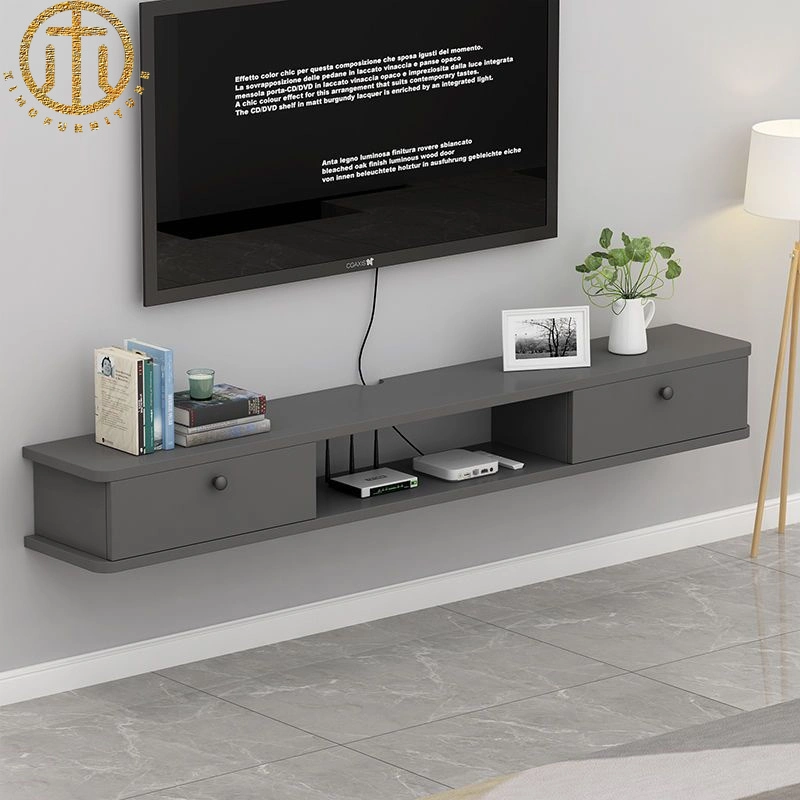 Modern Minimalist Living Room Suspended TV Cabinet