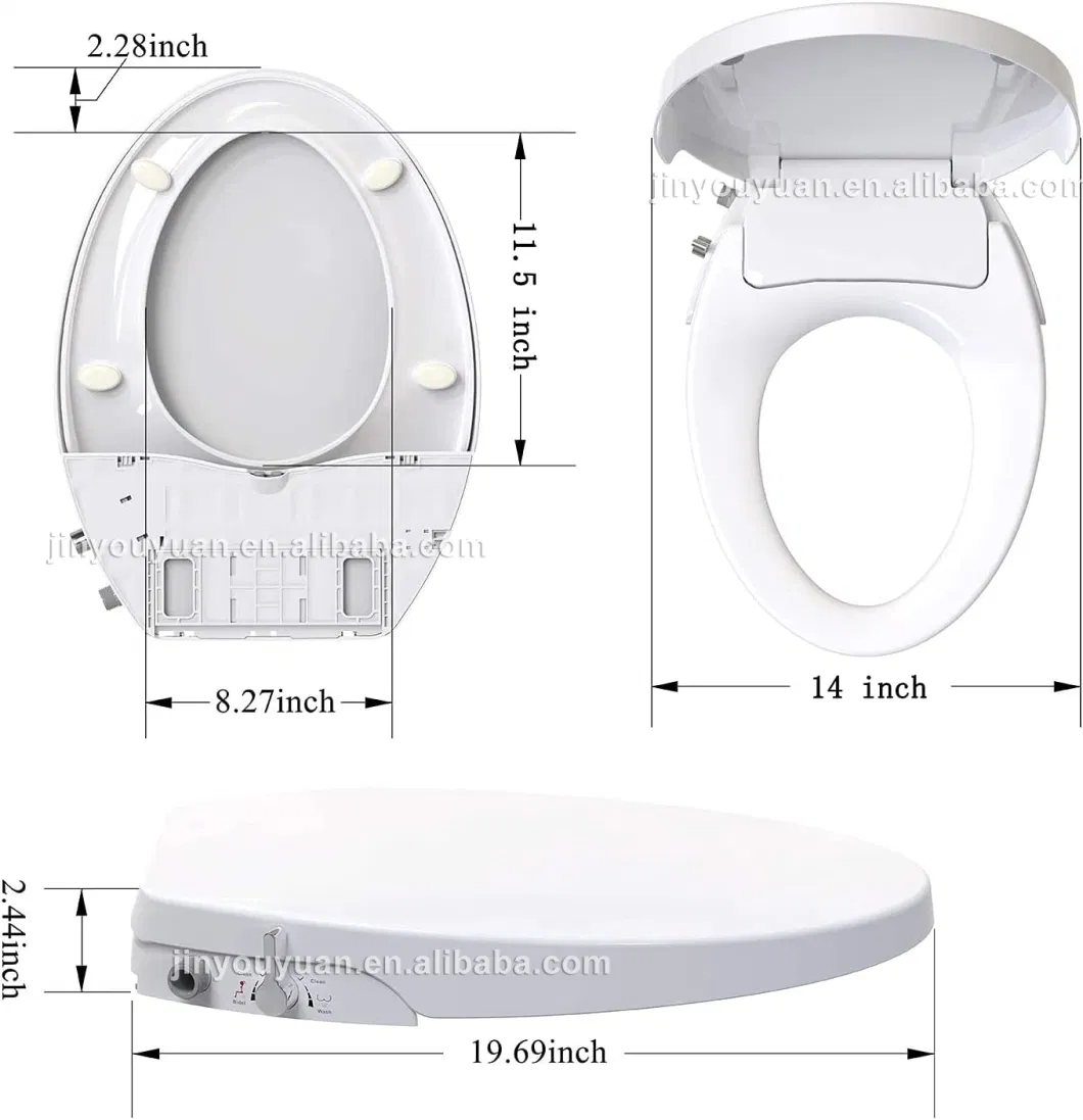 Smart Wash Dry Electric Bidet Toilet Seat Unautomatic