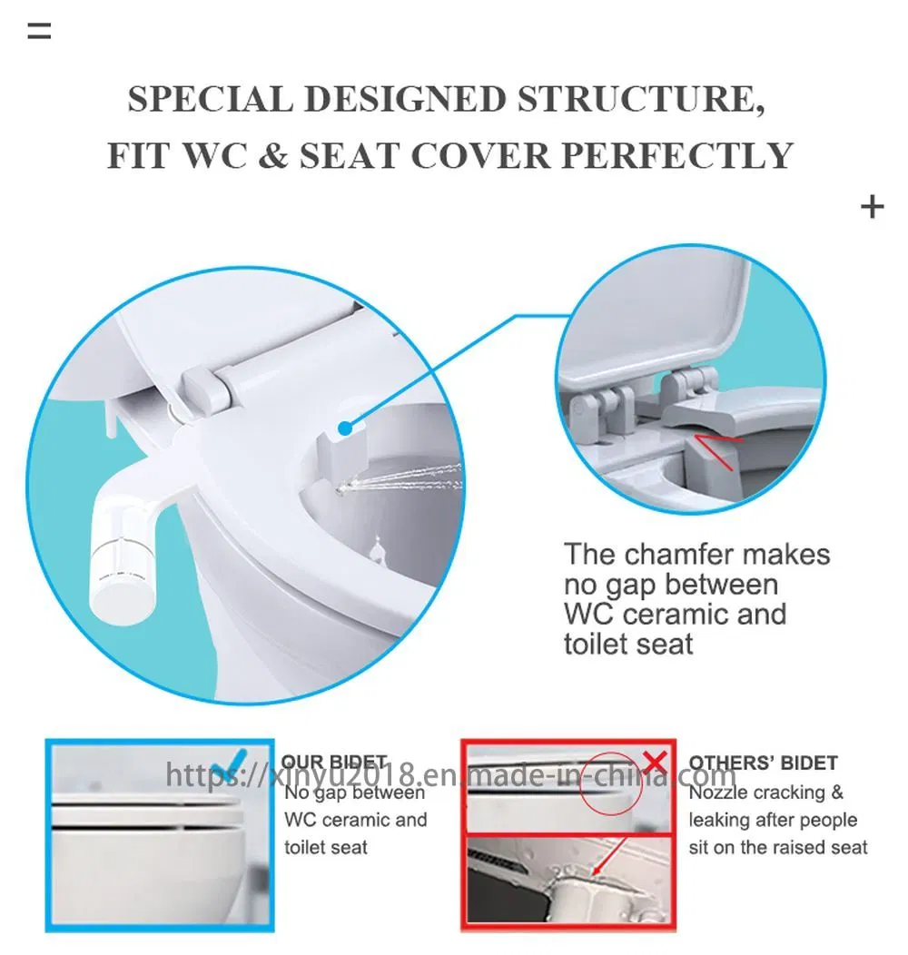 Women-Care Self-Cleaning Easy Installation Non-Electric Detachable Bidet Sprayer Toilet Attachment
