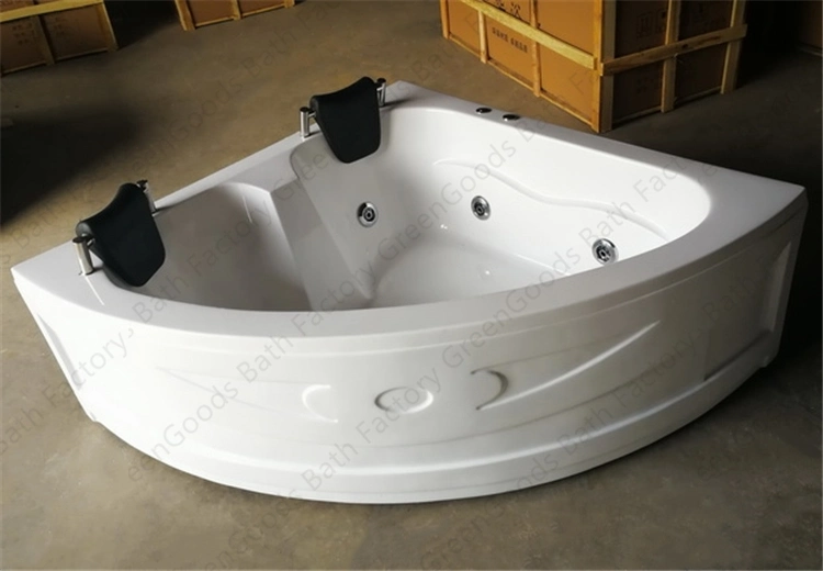 Bath Tub Parts Whirlpool Acrylic Corner Bathtub Jakuzi From China