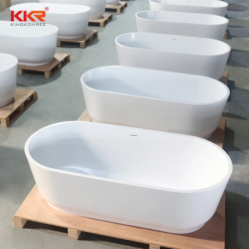 Kkr Hotel Project Bathtub Middle East Artificial Stone Deep Bathtub