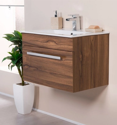 Wash Faucet Porcelain Designer Basin Bathroom Vanity with Sink with Cabinet