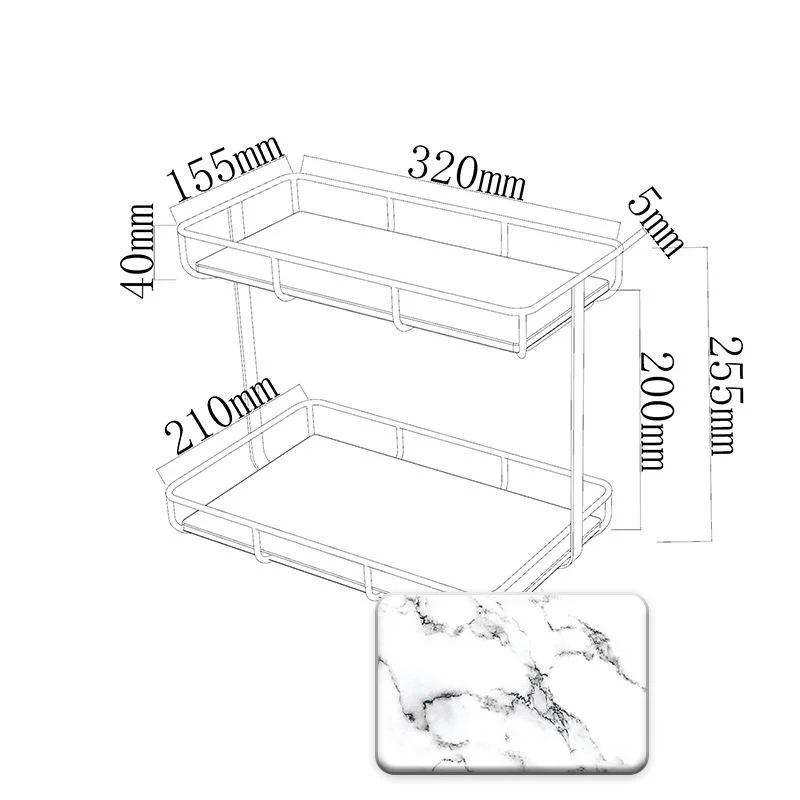 Diatomacous Stone Plate Bathroom Shower Decor Soap Tray