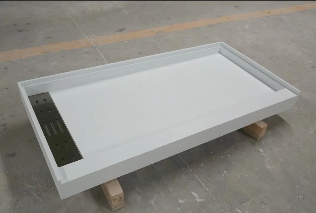 Modern and Durable Acrylic Solid Surface Stone Bath Shower Tray