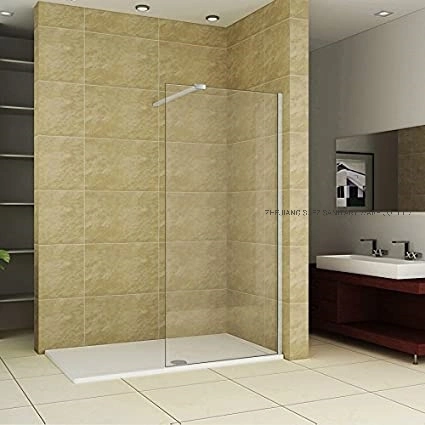 China Aluminium Bathroom Walk in Glass Shower Door