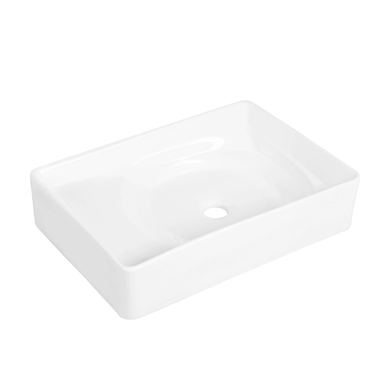 Wholesale Hotel Bathroom Furniture Washbasin Big Size Rectangle Vanity Sink