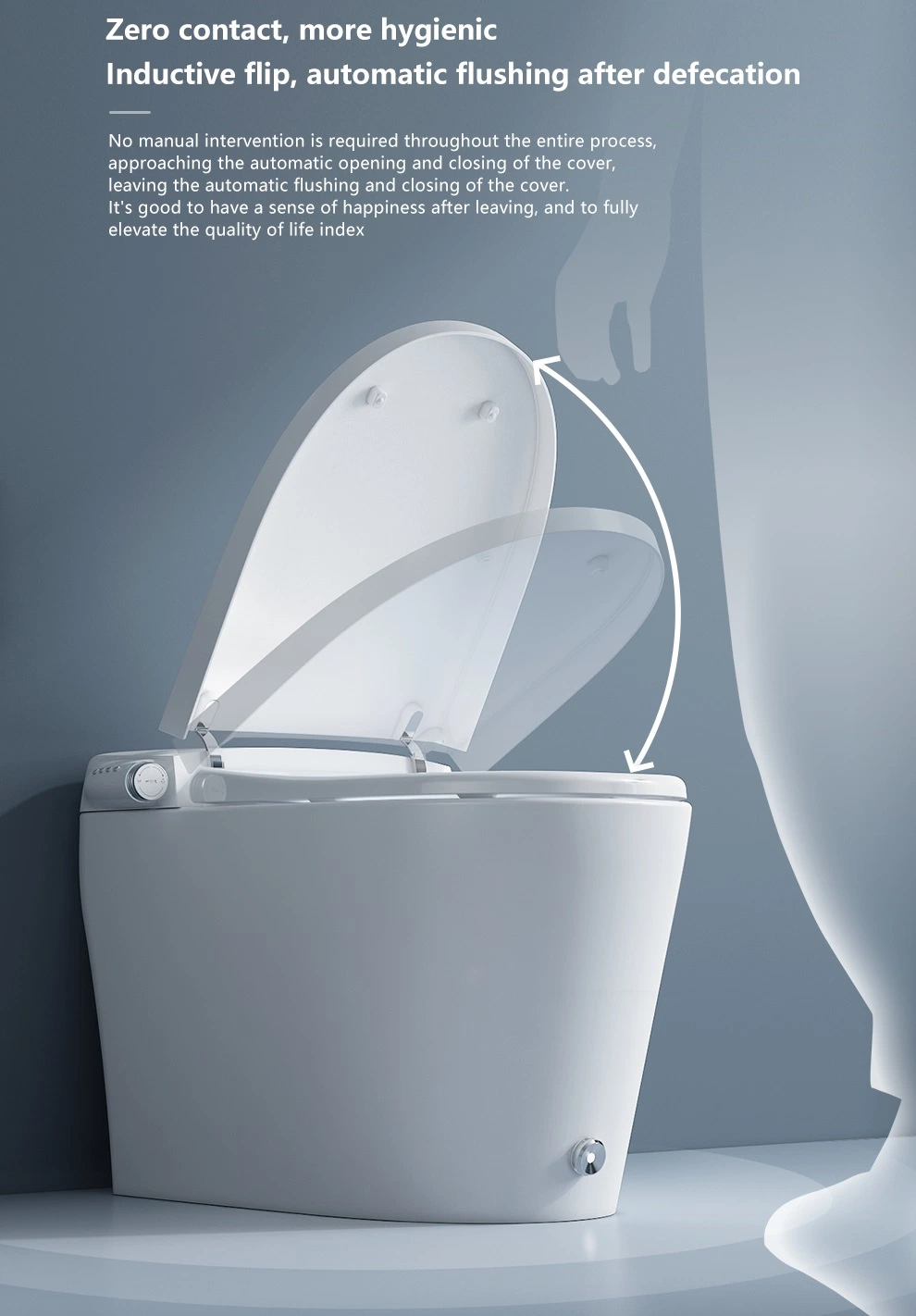 Bathroom Automatic Smart Intelligent Toilet Auto