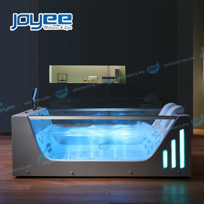 Joyee Large Size Bathroom Freestanding Soaking Bathtub Whirlpool Shower SPA Hot Tub Indoor