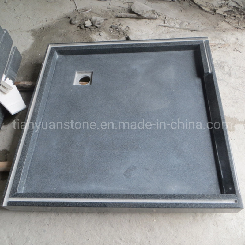 Custom Natural Marble Stone Shower Tray for Bathroom
