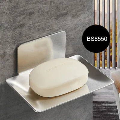 Accessori per bagno in acciaio inox solido montaggio a parete sapone da bagno asciugatura Vassoio porta-supporti