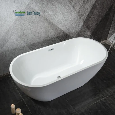 Cina Produttore più conveniente Commercio all&prime;ingrosso 1600mm vasca idromassaggio acrilico Free Standing Vasca ovale