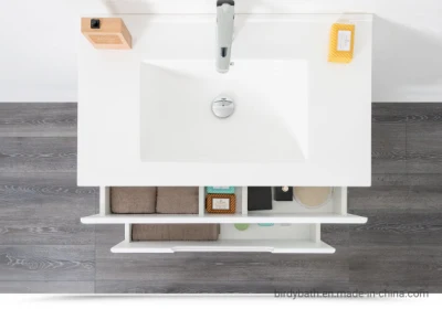 Moderno pensile bianco 80 cm cassetti Design bagno Cabinet