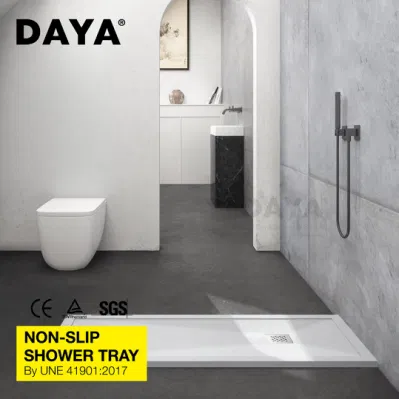  Vasca da bagno con base in pietra Daya Custom Resin Stone per doccia Fornitori
