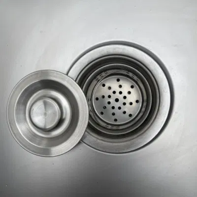 Commercial Restaurant Hotel cucina acciaio inox Lavare bacino con Recipiente e banco di lavoro