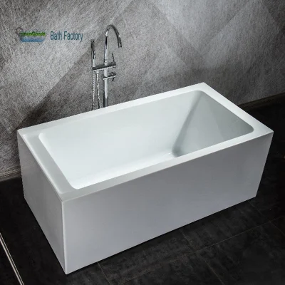  Bagno in ETL con acqua di Soaker indipendente e acrilico di lusso in Svezia Vasca da bagno rettangolare per famiglie con doccia e vasca da bagno