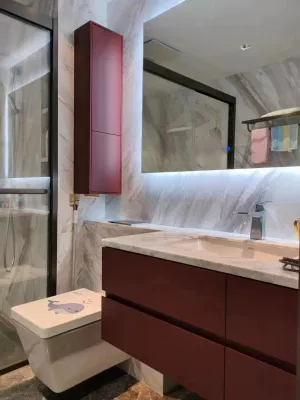 Mobili in legno compensato di alta qualità, mobili da bagno, armadietto per il bagno