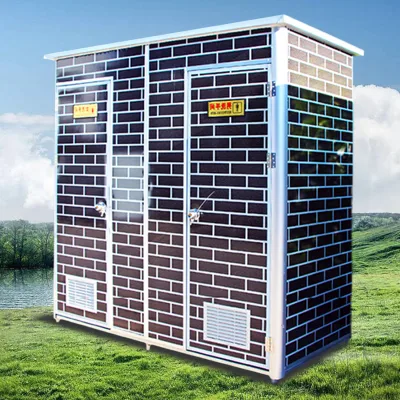  Low cost Flat Roof PreLab Container House Portable Camping toilet In vendita