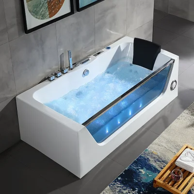 Vasca idromassaggio Woma Hot Sell con vetro blu (Q408)