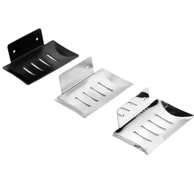 Accessori per bagno in acciaio inox solido montaggio a parete sapone da bagno asciugatura Vassoio porta-supporti