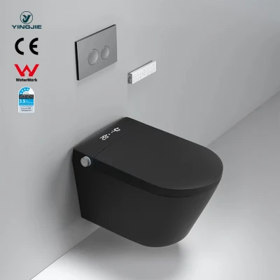  Sedile WC riscaldato Smart Small nero intelligente elettrico WC con telecomando