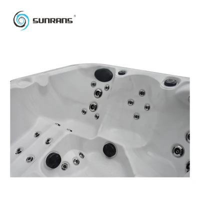 Sunrans vasca da bagno acrilica idromassaggio Massaggio piscina SPA 6 persone Vasca idromassaggio Hydro USA Balboa all&prime;aperto di lusso di alta qualità per Cortile
