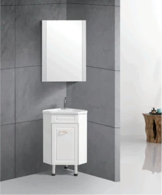 Pavimento montato decorazione domestica armadio del bagno PVC Specchio Mobili per Lavandini sanitari