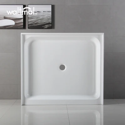 Bagno Waltmal da 48x42 pollici con vassoi doccia in acrilico di alta qualità