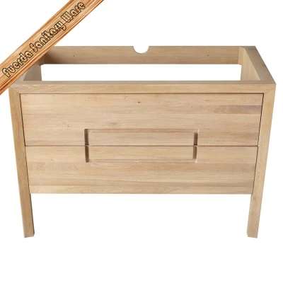 Colore Legno Vendita Calda Stanza Da Bagno In Piedi Libera Vanità