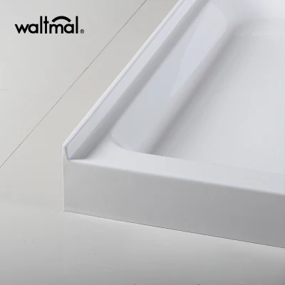 Bagno Waltmal da 48x42 pollici con vassoi doccia in acrilico di alta qualità