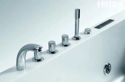 Idromassaggio, fabbrica di vasche da bagno, fornitura diretta, acrilico interno, massaggio per due persone Vasca da bagno