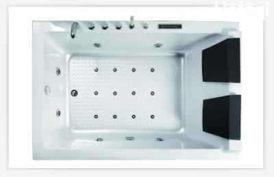 Idromassaggio, fabbrica di vasche da bagno, fornitura diretta, acrilico interno, massaggio per due persone Vasca da bagno
