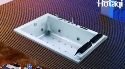 Idromassaggio, fabbrica di vasche da bagno, fornitura diretta, acrilico interno, massaggio per due persone Vasca da bagno