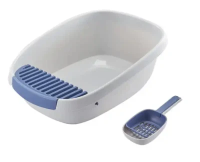  Prodotti per la pulizia dei gatti Grande spazio scatola igienic Cat plastica Contenitore per rifiuti