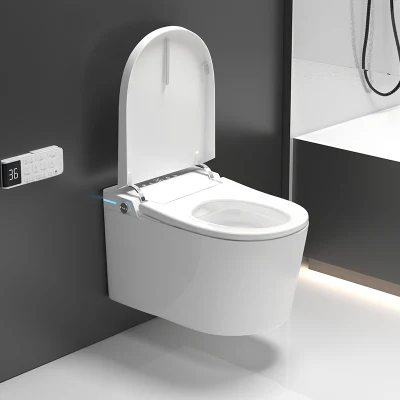 Armadio automatico a muro per bagno Cistern integrato WC intelligente parete Hung WC intelligente
