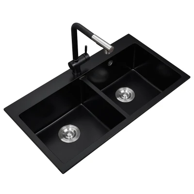  Cucina al quarzo Sink nuovi prodotti nel 2024 Middle Overflow Sink