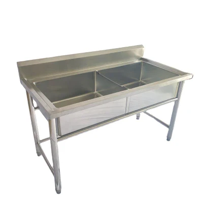  China Factory doppio Drainboard cucina lavelli