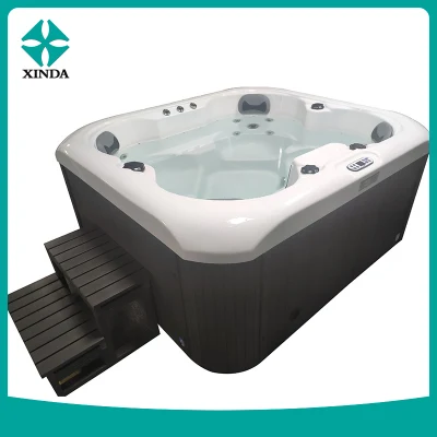  Lussuosa vasca idromassaggio all&prime;aperto indipendente vasca idromassaggio idromassaggio idromassaggio Jacuzzi in acrilico Vasca idromassaggio