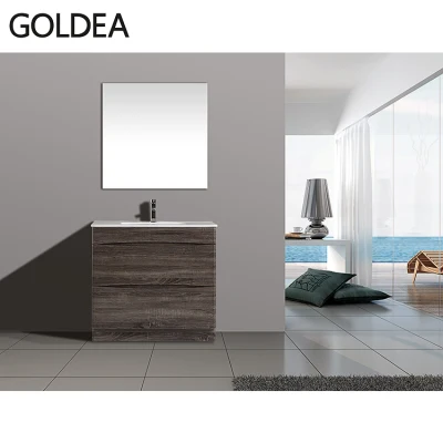 Mobili da bagno in MDF melaminico in stile australiano, armadietto a cassetto