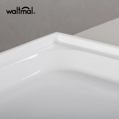 Bagno Waltmal da 48x42 pollici con vassoi doccia in acrilico di alta qualità