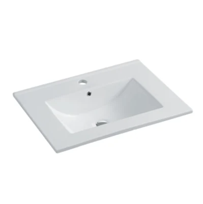  Armadio piano di lavoro bordo sottile Lavare a mano Sanitaryware Bacino bagno Sink (9060E)