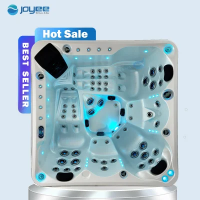  Joyee Luxury Design Big LED Jet Whirlpool Balboa SPA 5 Vasca idromassaggio con posti a sedere