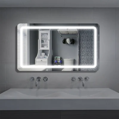 Cina Design personalizzato decorazione parete cabina in piedi bianco lunghezza intera Speculare
