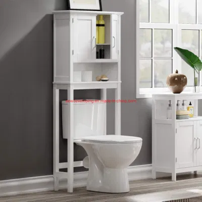 Armadietto per WC indipendente, salvaspazio, per bagno, con armadietto a raccolta