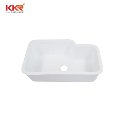  KKR Sink da cucina resistente alle macchie e con superficie solida in resina