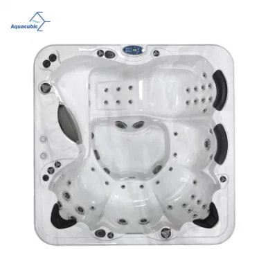  Casa 5 persone Giardino Design Jaccuzi Air Bubble getti acrilico Vasca idromassaggio Jakuzi piscina all&prime;aperto vasca idromassaggio Jacuzzi per 5 persone